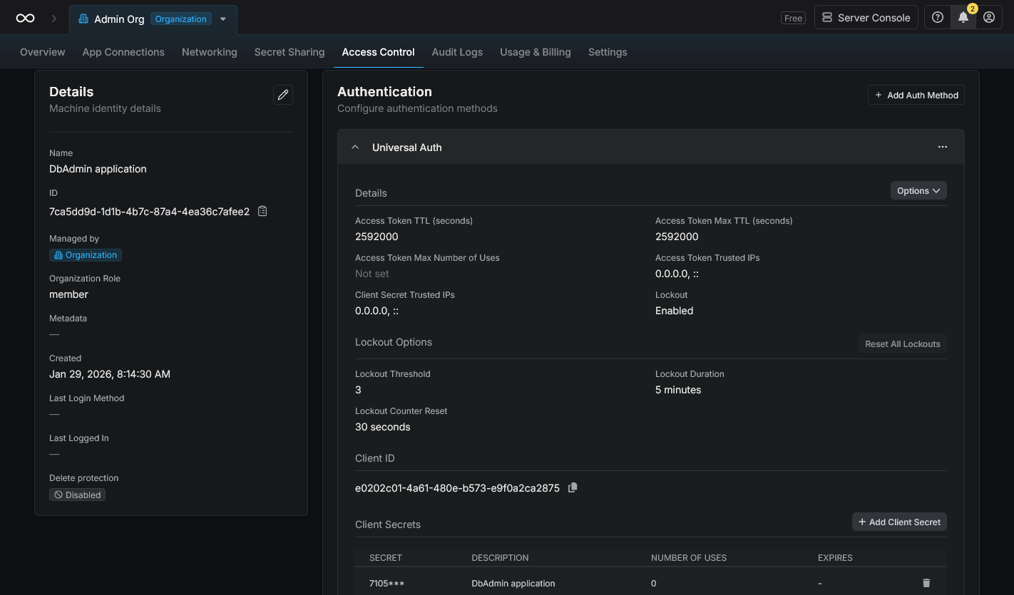 infisical-machine-identity-auth